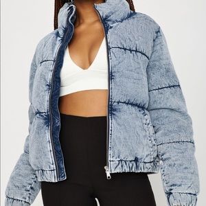 Garage Denim Puffer Jacket